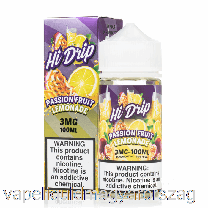 Maracuja Limonádé - ​​hi-drip E-liquid - 100ml 0mg Vape Folyadék